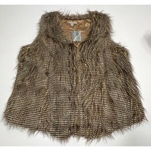 Geneology Fashion Women Fur‎ Vest Size 2X